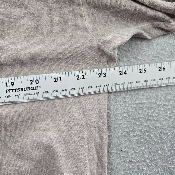 VINTAGE Betty Boop Women Top 2XL Gray Shirt Logo Cowgirl Graphic Short Sleeve - Picture 5 of 8